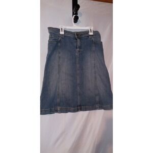 ZARA Women's Blue Jean Denim Skirt Size 10